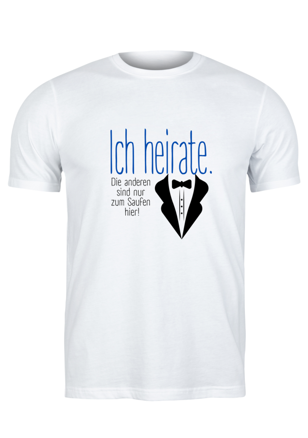 T-Shirt Herren "Junggesellenabschied 1b"